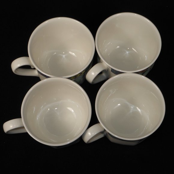 4 beautiful tea cups. Villeroy & Boch Germany Pasadena - Picture 3 of 8